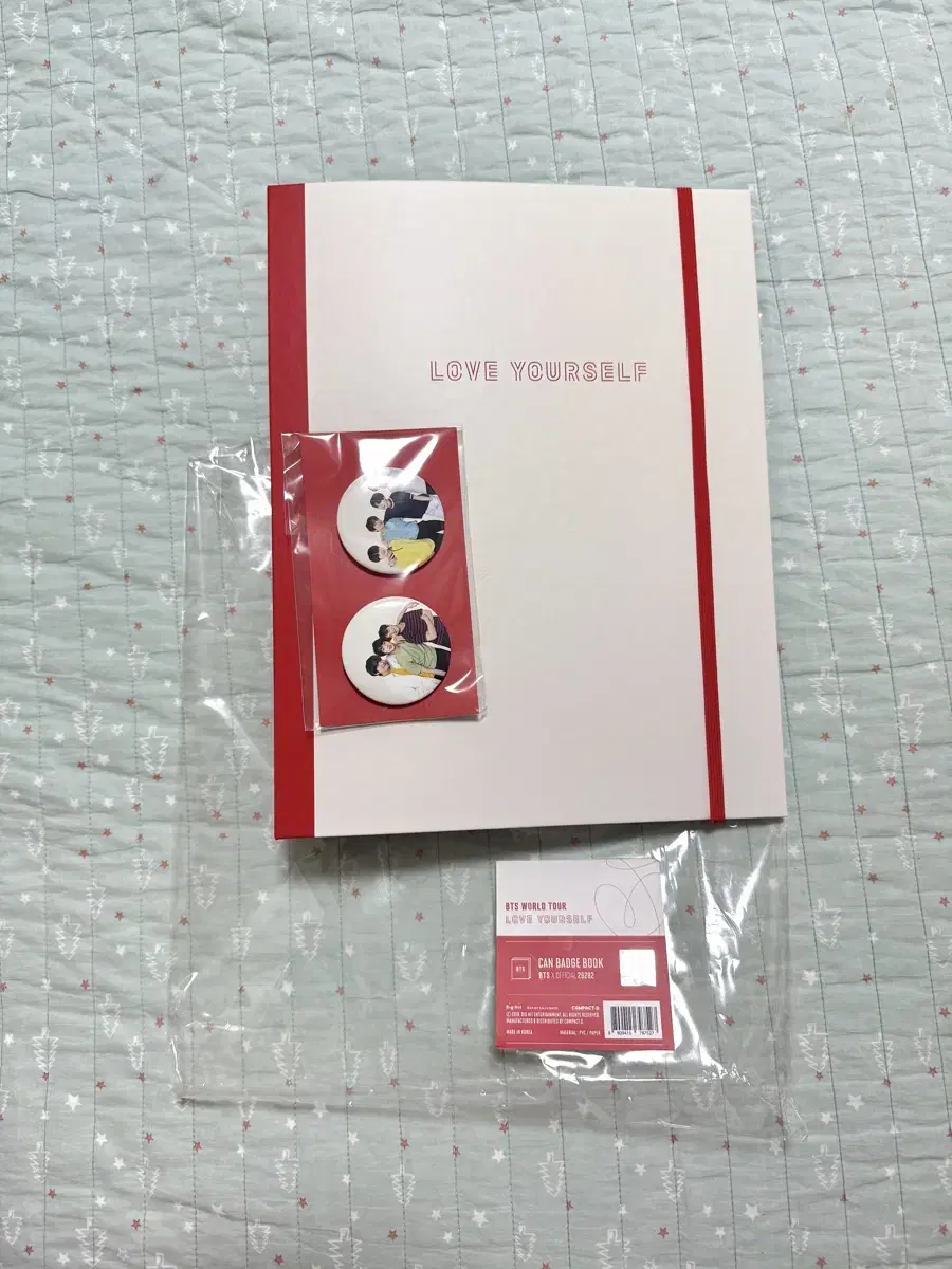 방탄소년단 BTS Loveyourself 캔뱃지북